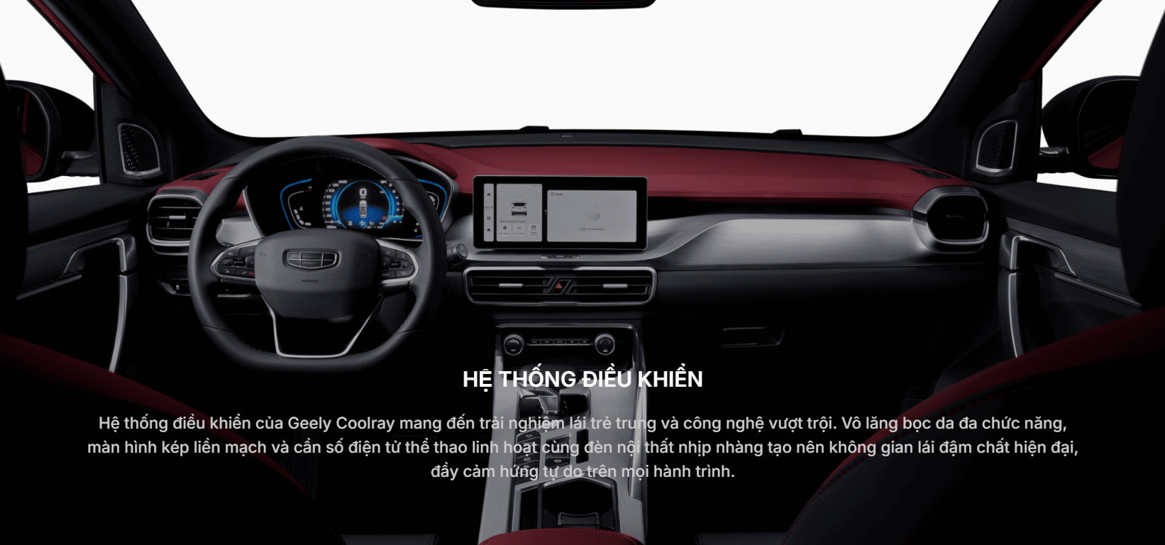 Nội thất Geely Coolray