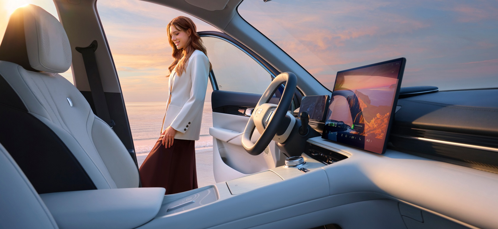 nội thất geely ex5