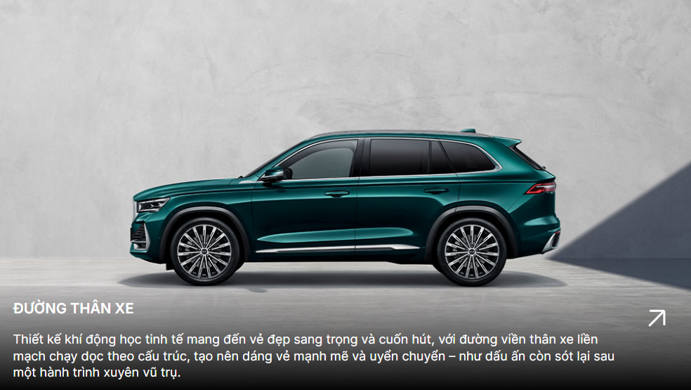 Ngoại thất Geely monjaro Flagship