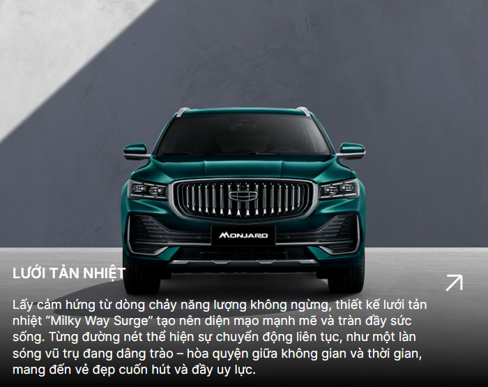 Lươi tản nhiệt Geely Monjaro Flagship